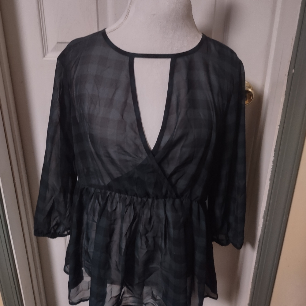 Mesh Torrid Blouse